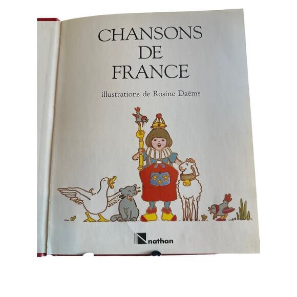 CHANSONS DE FRANCE Illustrated book French language - Picture 6 of 8
